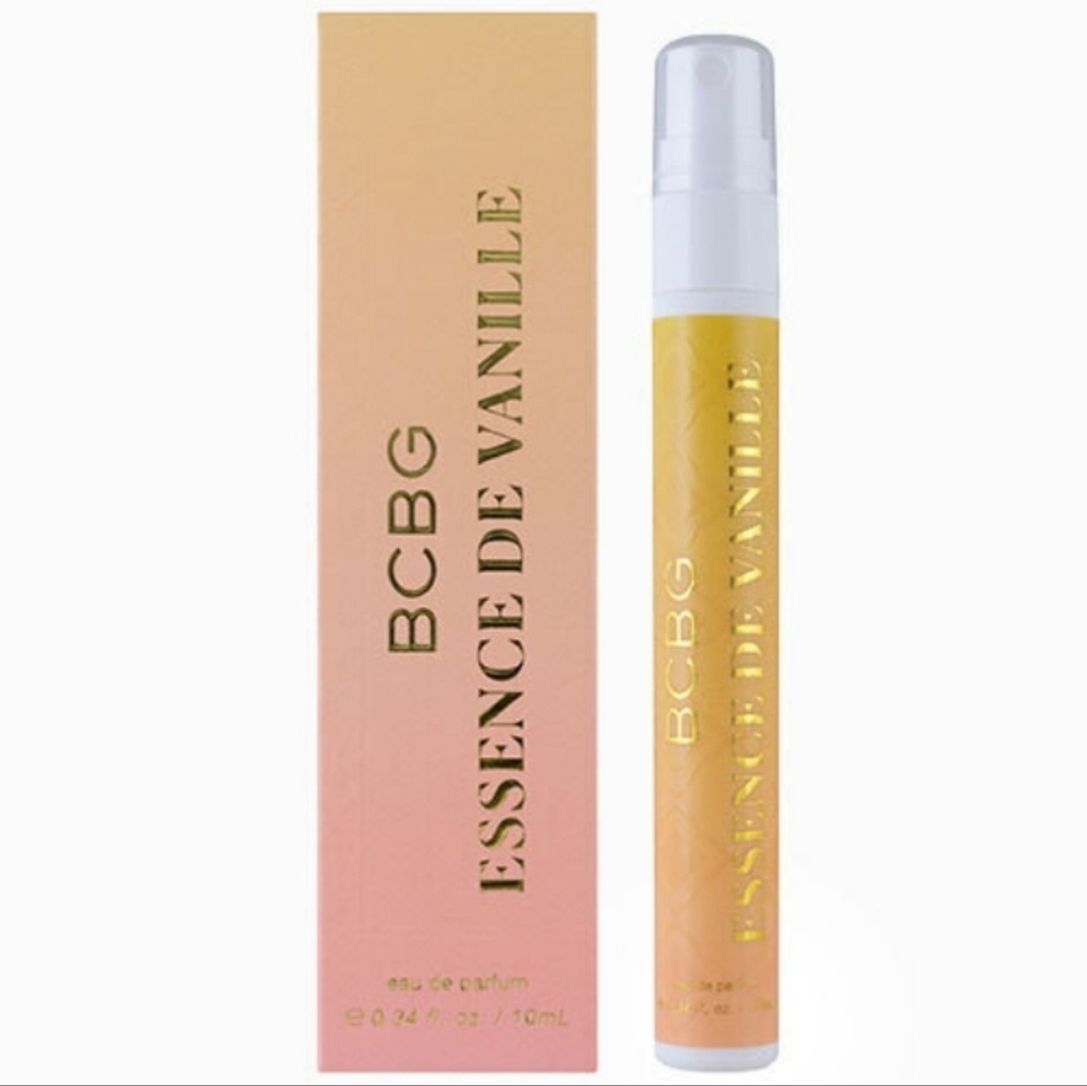 NIB BCBG Essence De Vanille Eau De Parfum Deluxe Travel Spray